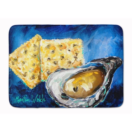 Carolines Treasures Oysters Two Crackers Machine Washable Memory Foam Mat MW1089RUG